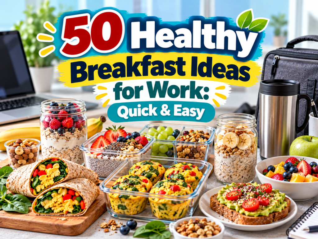 50 Healthy Breakfast Ideas for Work: Quick & Easy