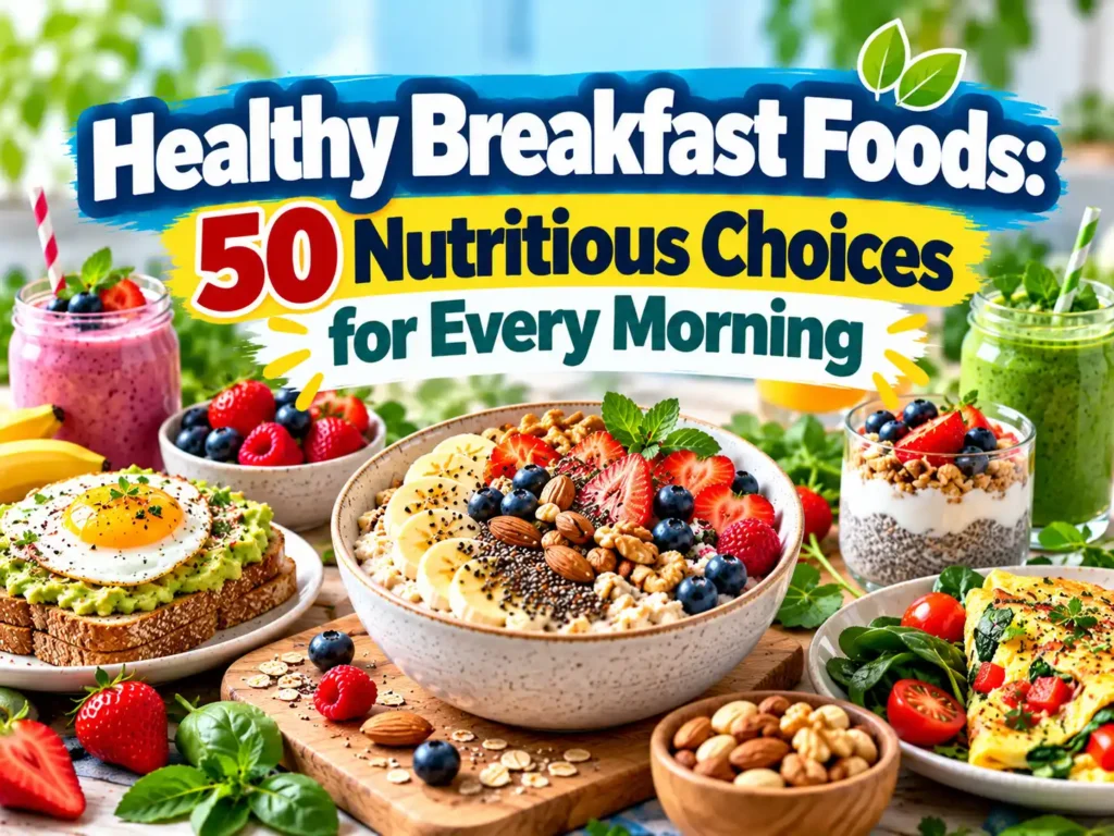 Healthy Breakfast Foods: 50 Nutritious Choices for Every Morning