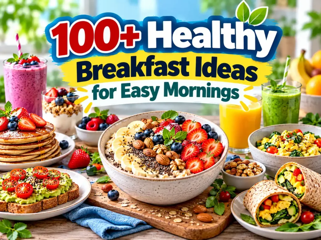 100+ Healthy Breakfast Ideas for Easy Mornings