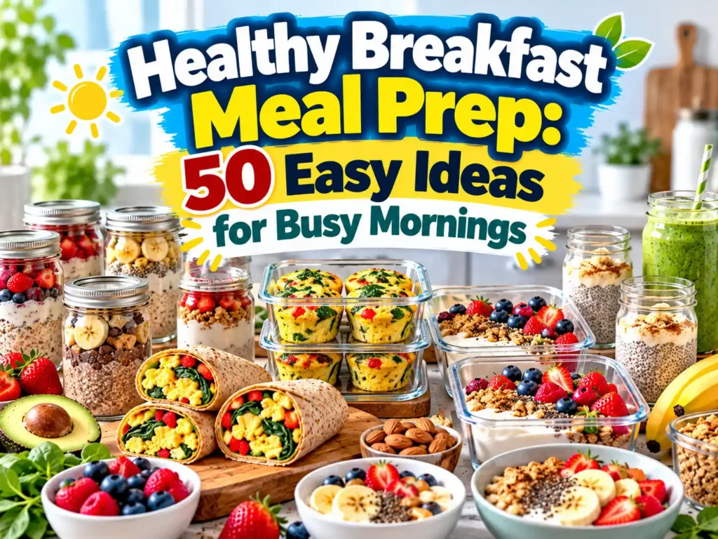 Healthy Breakfast Meal Prep: 50 Easy Ideas for Busy Mornings