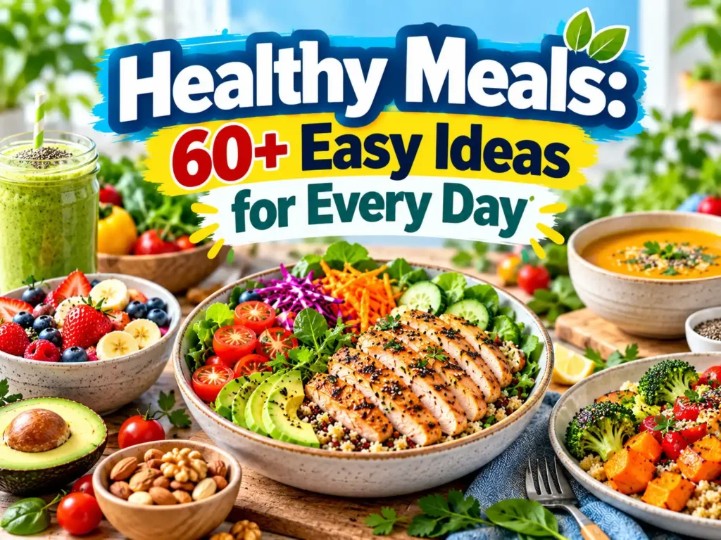 Healthy Meals: 60+ Easy Ideas for Every Day